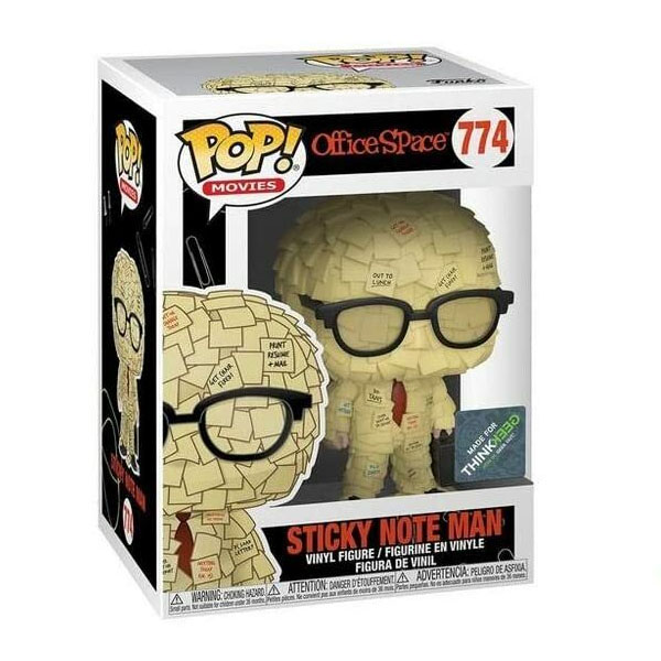 Funko POP #774 Office Space Sticky Note Man Exclusive Figure